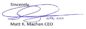 CEO's Signature